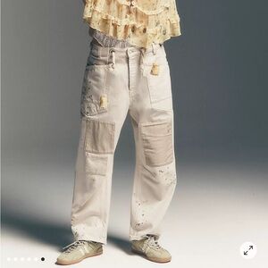 We The Free Yellow Floral Ruffle Blouse